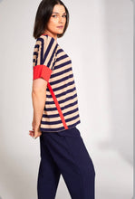 Load image into Gallery viewer, Peruzzi Stripe Top with contrast