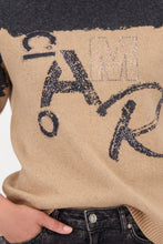 Load image into Gallery viewer, MONARI KNITTED SWEATER WITH COLOR-BLOCK DESIGN