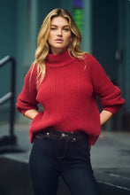 Load image into Gallery viewer, MONARI KNITTED SWEATER WITH STAND-UP COLLAR