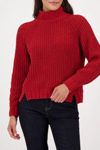 Load image into Gallery viewer, MONARI KNITTED SWEATER WITH STAND-UP COLLAR