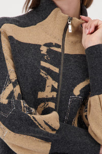 MONARI CARDIGAN WITH RHINESTONES
