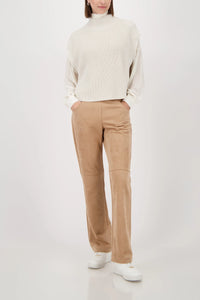 MONARI KNITTED VEST WITH STAND-UP COLLAR