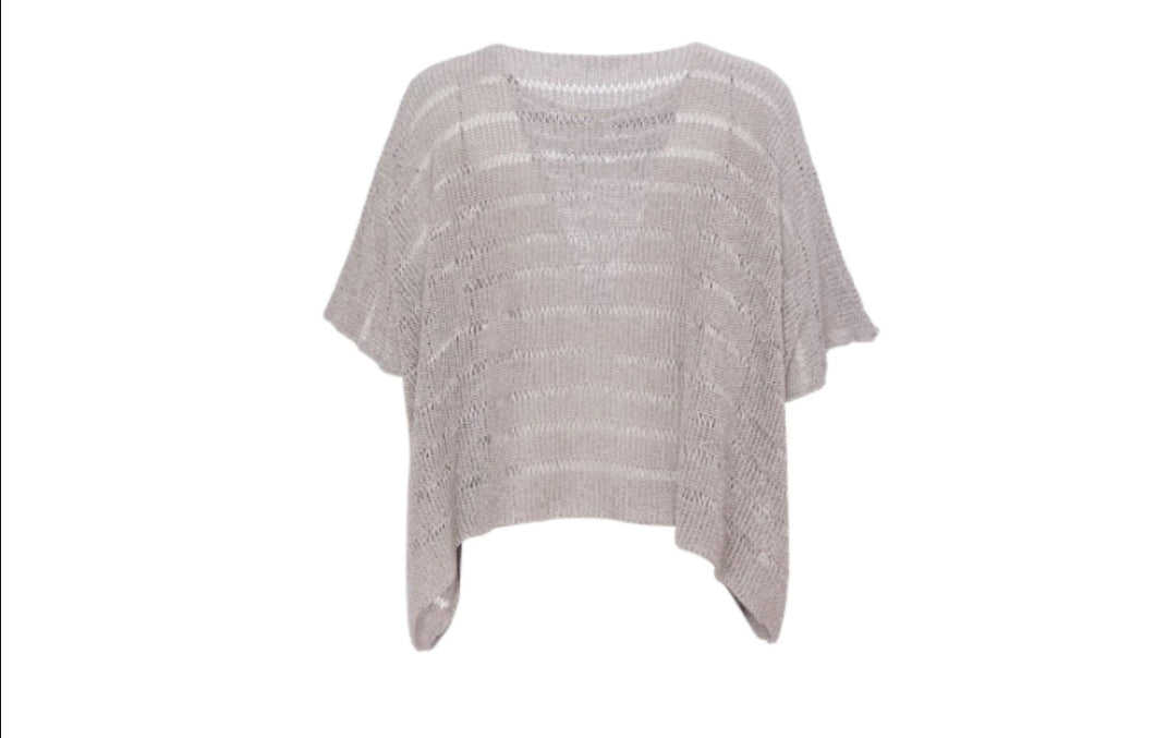 Naya silver knit weave Square