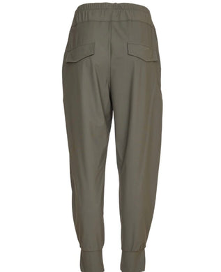 Naya cuff trouser in Forrest Green