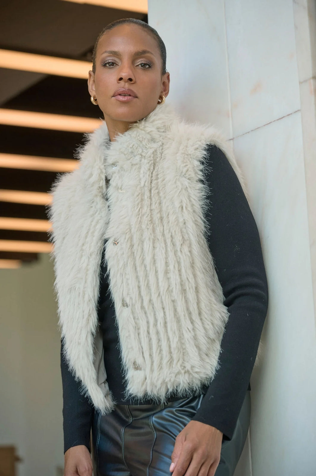 Rino&Pelle Dava waistcoat in Birch