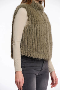 Rino&Pelle Dava waistcoat in Green Ash