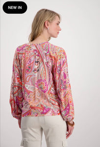 Monari paisley print top