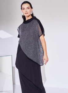 Naya Angled loose weave panel top