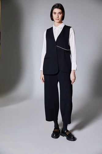 PERUZZI Waistcoat With Piping Detail