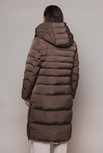 Load image into Gallery viewer, KEILA REVERSIBLE LONG PADDED HOODED COAT