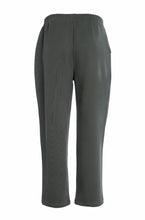 Load image into Gallery viewer, NAYA SLIM LEG PANT WITH PRINT DETAIL - FOREST AND BLACK
