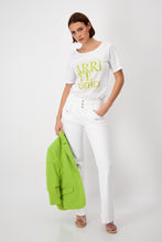 Load image into Gallery viewer, Monari  T-shirt made of high-quality cotton impresses with its sparkling sequin font.