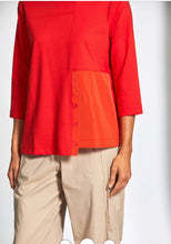 Load image into Gallery viewer, PERUZZI Taffeta Trim Top