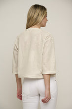 Load image into Gallery viewer, Rino&amp;Pelle Boxy Jacket 3/4 lenght sleeves