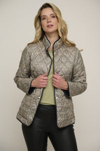 SONJA REVERSIBLE PADDED JACKET in pink and black