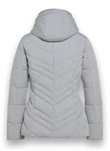Load image into Gallery viewer, District short jacket with detachable hood and discreet woven stripe