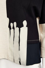Load image into Gallery viewer, FUNNEL TOP WITH PLACEMENT PRINT - BLACK AND SAND