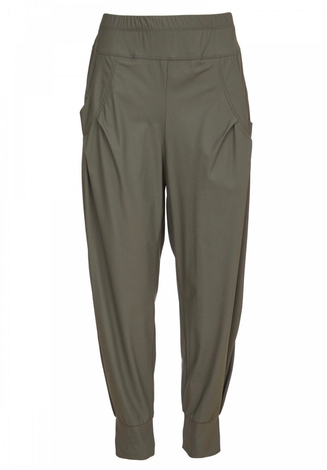 NAYA ICONIC CUFF TROUSER IN FOREST GREEN