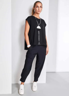 NAYA ICONIC CUFF TROUSER IN BLACK