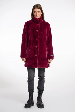 Rino & Pelle Nonna coat in Sugar Plum