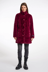 Rino & Pelle Nonna coat in Sugar Plum