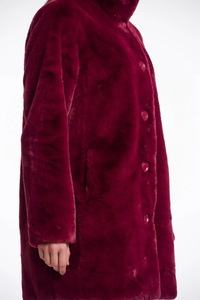 Rino & Pelle Nonna coat in Sugar Plum