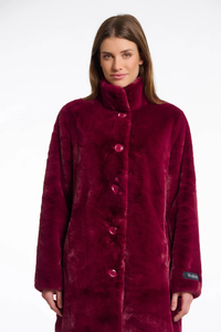 Rino & Pelle Nonna coat in Sugar Plum